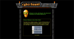 Desktop Screenshot of cyberhaunt.com